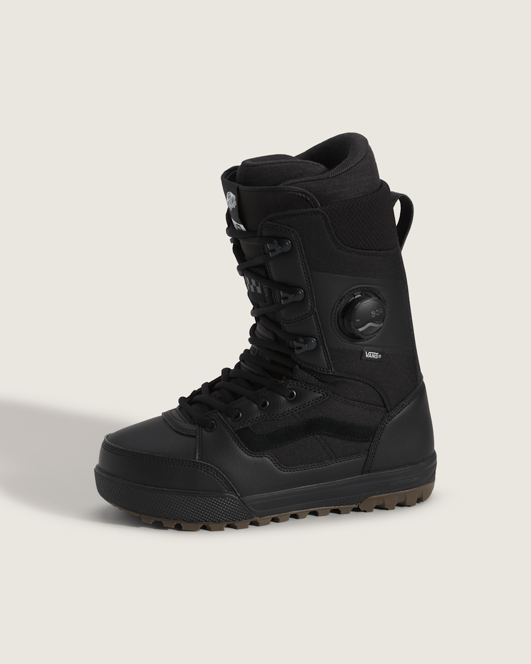 Vans Invado Pro Snowboard Boot in Black / Gum
