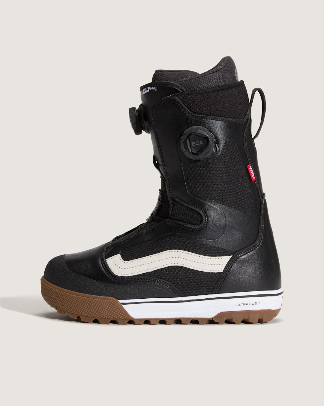 Vans Aura Pro Snowboard Boot in Black / White