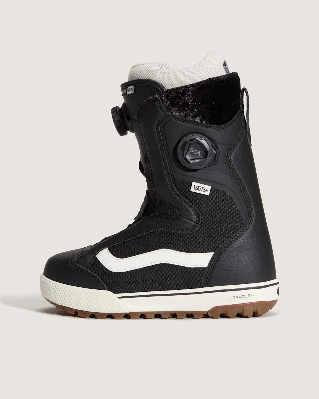 Vans Women's Encore Pro Snowboard Boot in Black / Marshmallow White