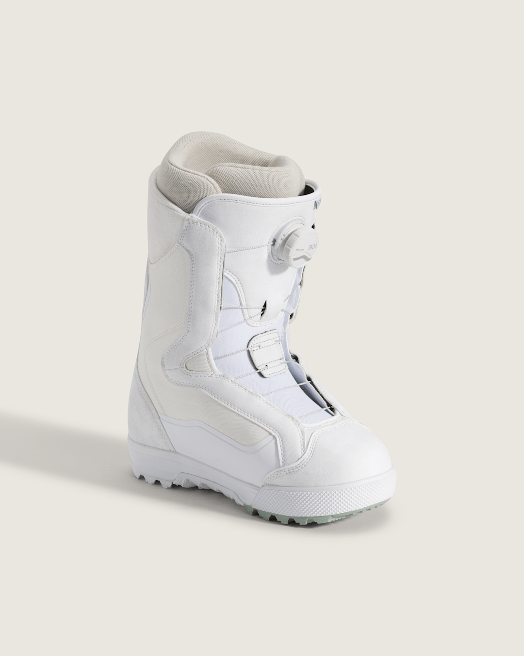 Vans Women's Encore Pro Snowboard Boot in White / Olive Grey