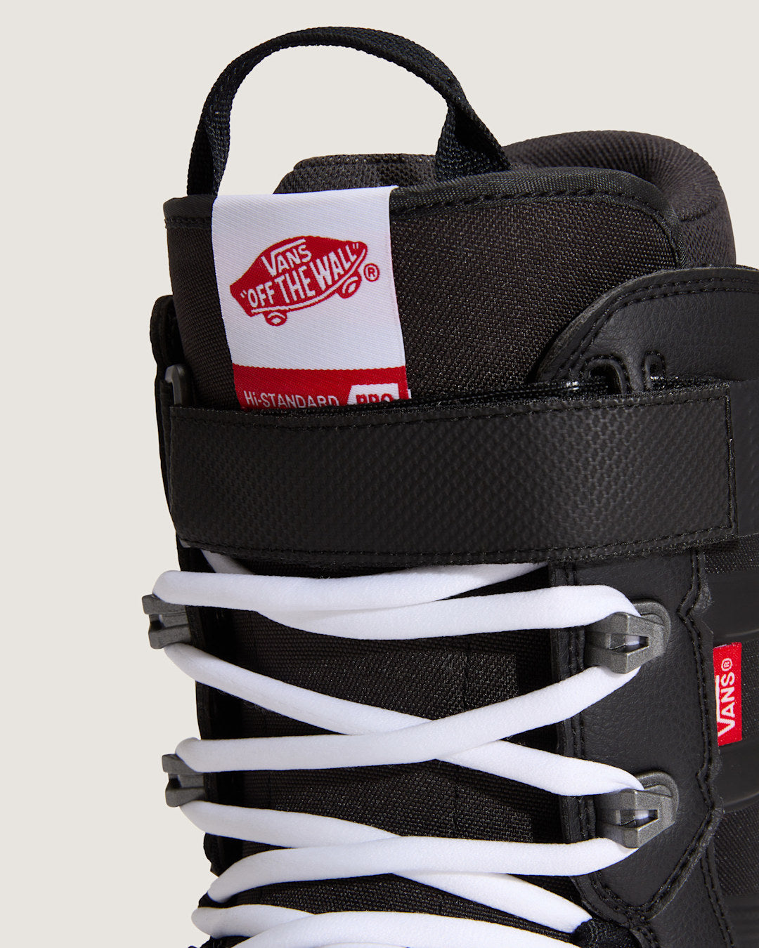 Vans Women's Hi-Standard Pro Snowboard Boot in Black / White