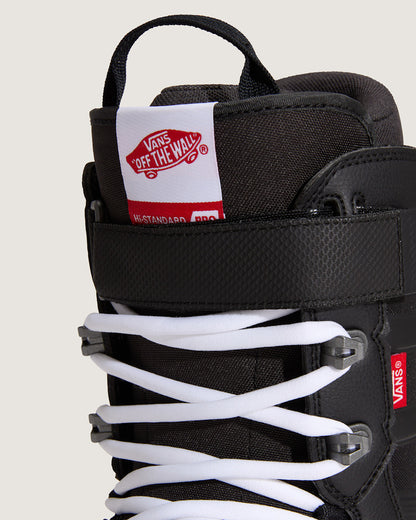 Vans Women's Hi-Standard Pro Snowboard Boot in Black / White