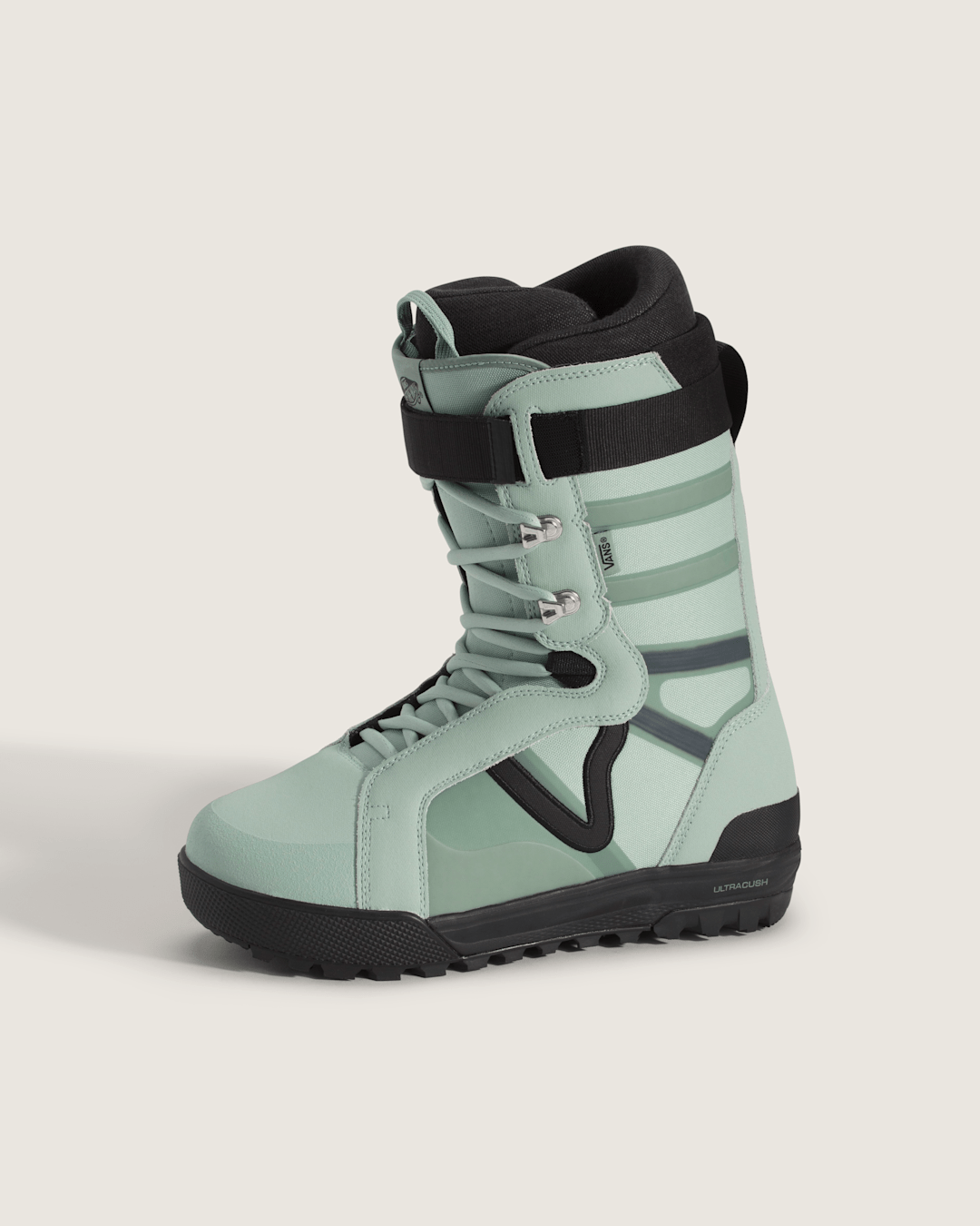 Vans Hi-Standard Pro Snowboard Boot in Olive Grey
