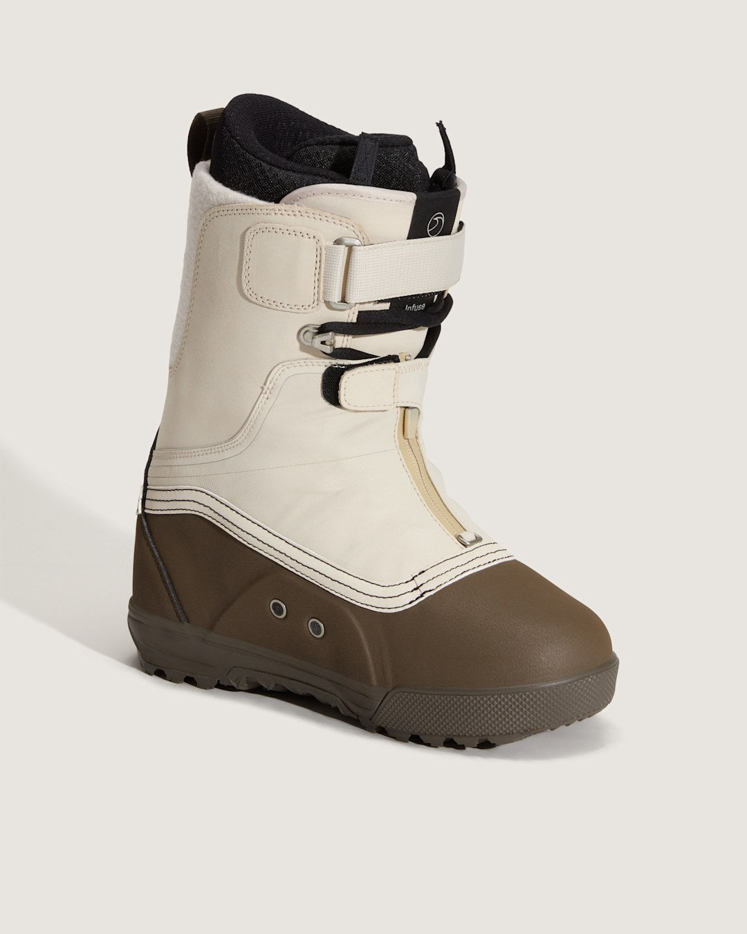 Vans Infuse Snowsurf Snowboard Boot in Oatmeal Beige / Brown