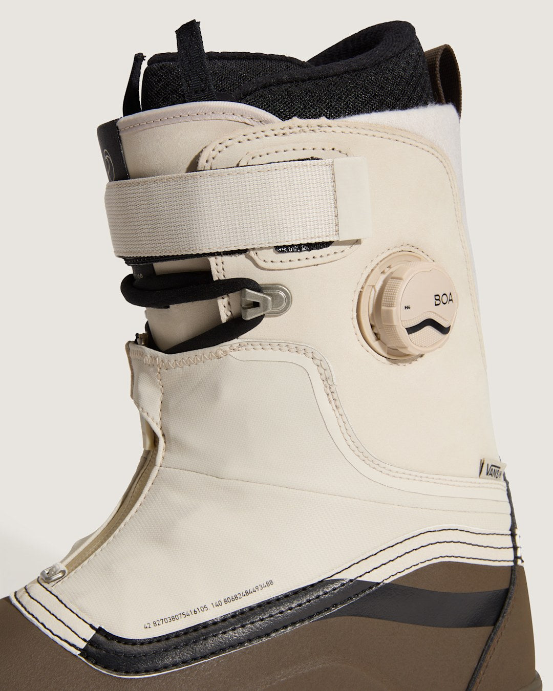Vans Infuse Snowsurf Snowboard Boot in Oatmeal Beige / Brown