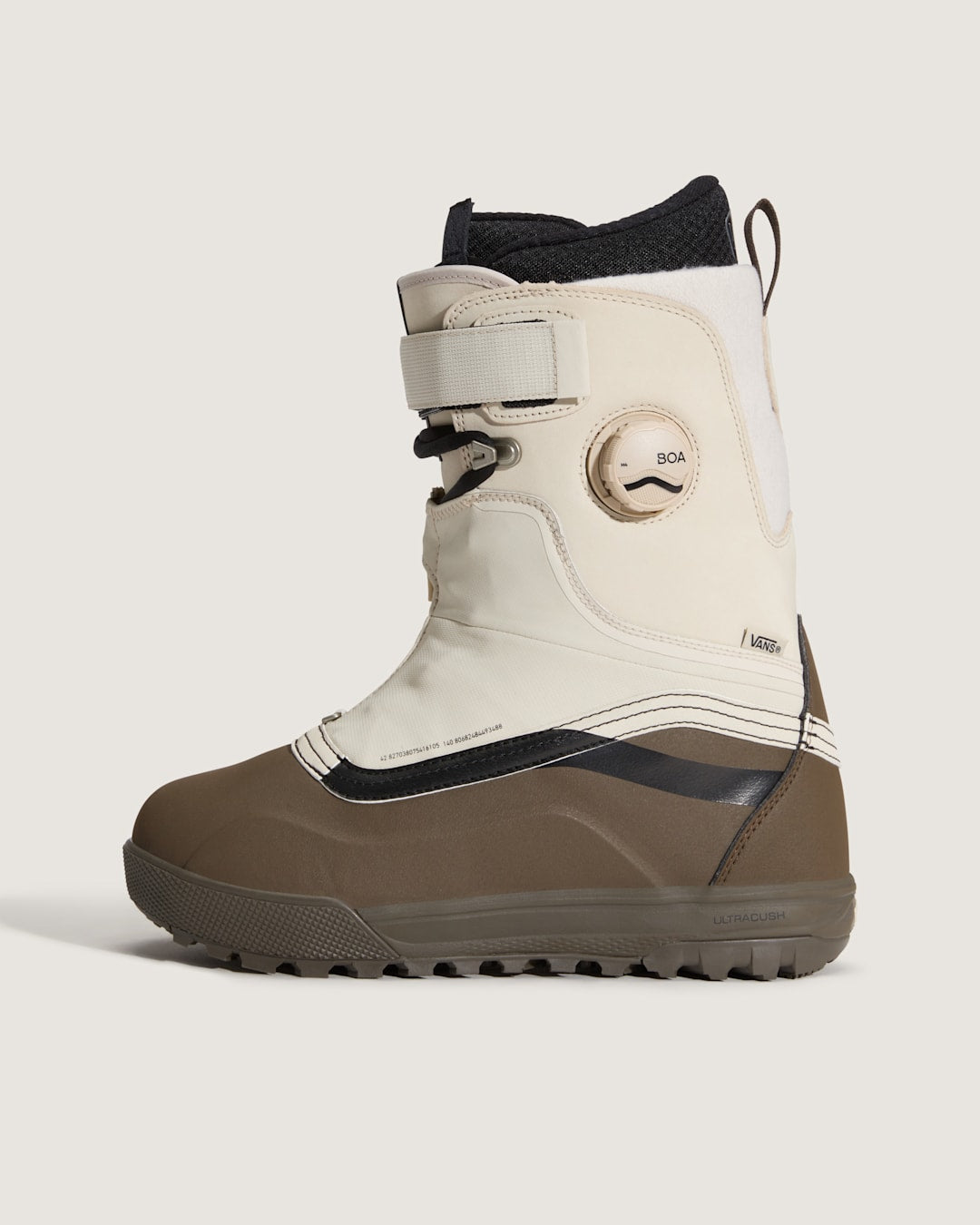 Vans Infuse Snowsurf Snowboard Boot in Oatmeal Beige / Brown