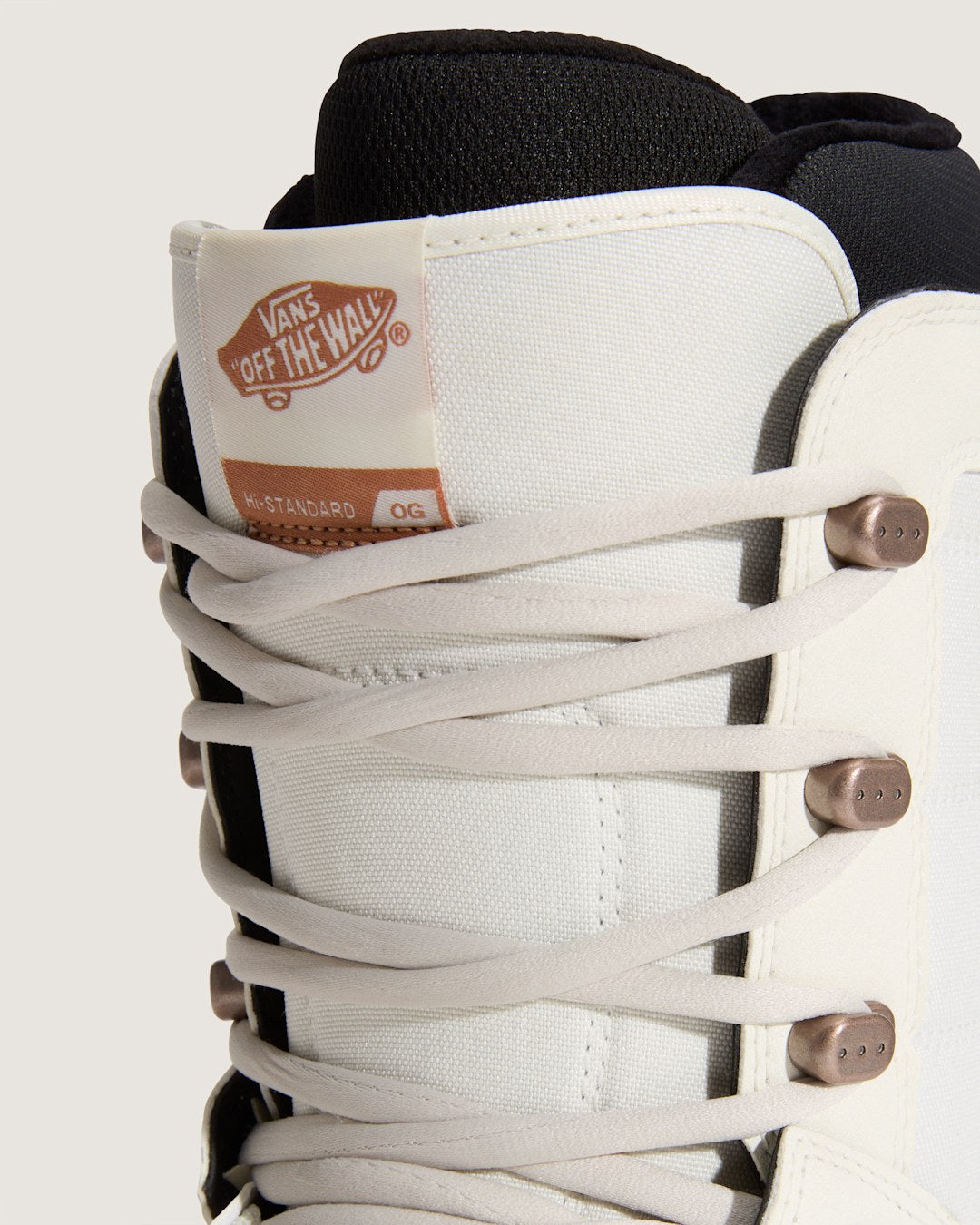 Vans Women's Hi-Standard OG Snowboard Boot in Oatmeal Beige