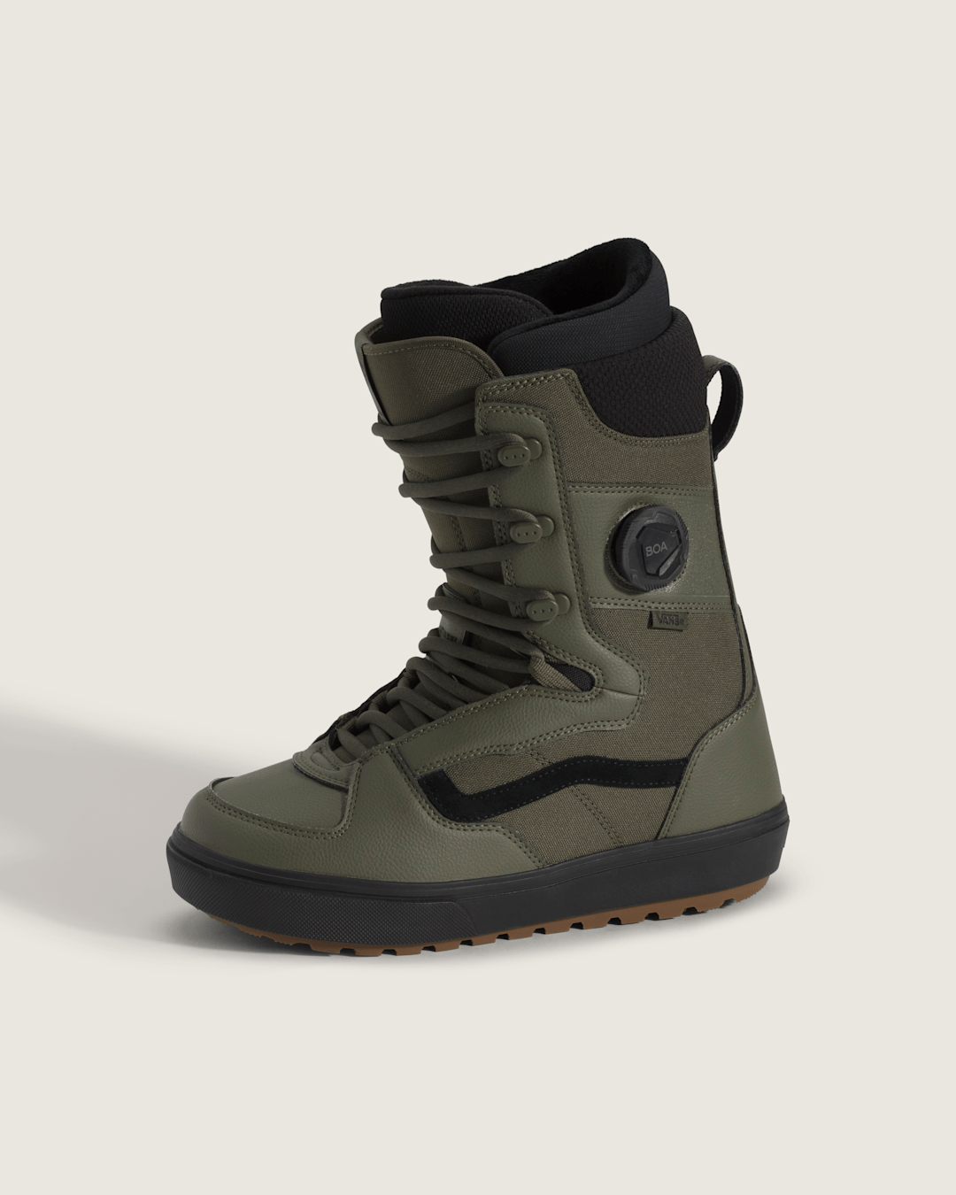Vans Invado OG Snowboard Boot in Grape Leaf Green