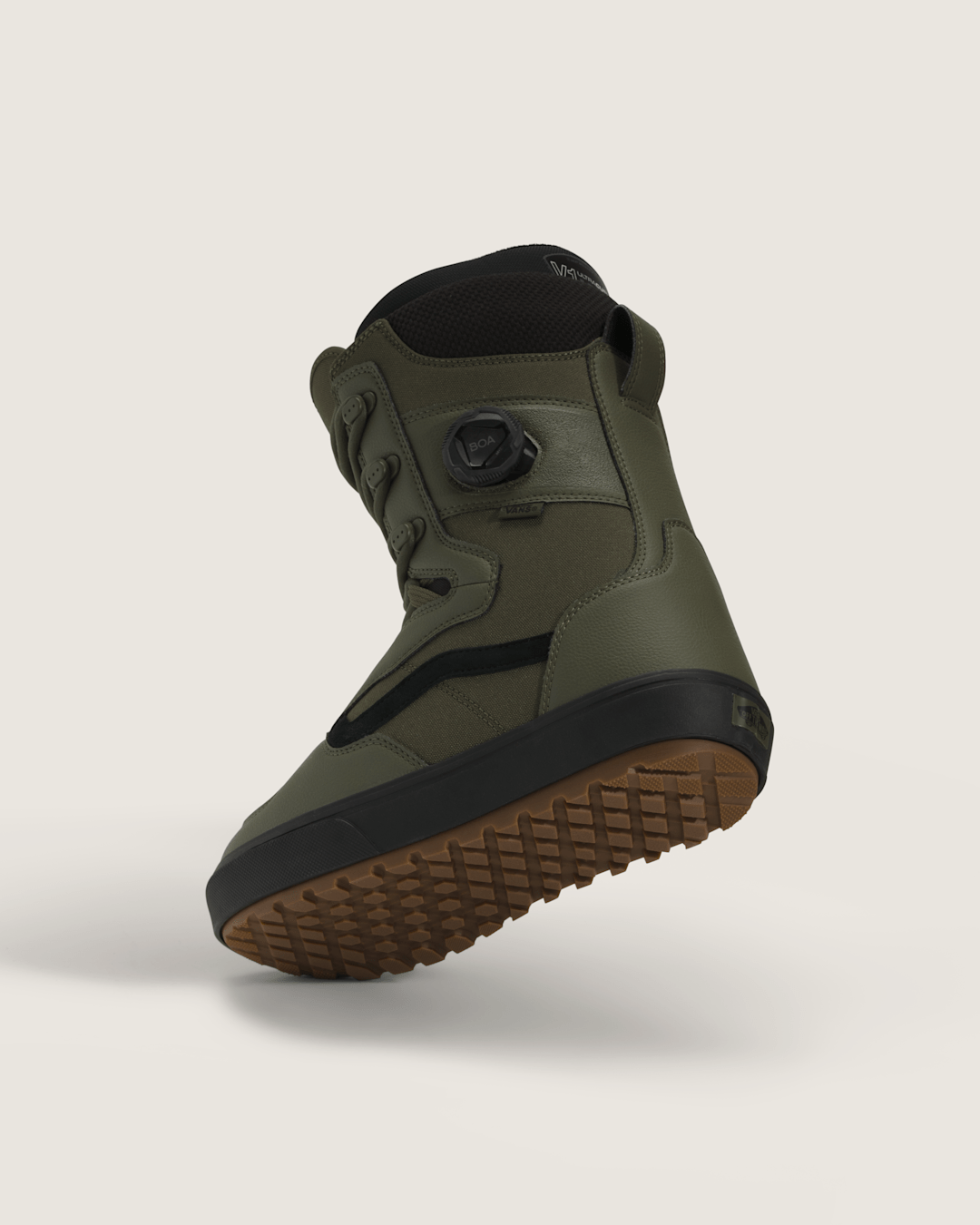 Vans Invado OG Snowboard Boot in Grape Leaf Green