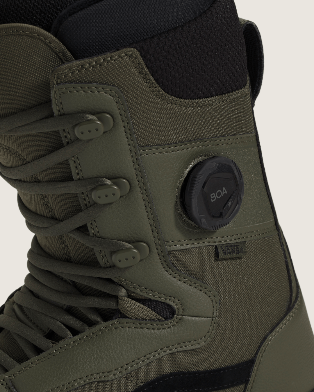 Vans Invado OG Snowboard Boot in Grape Leaf Green