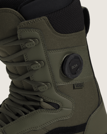 Vans Invado OG Snowboard Boot in Grape Leaf Green