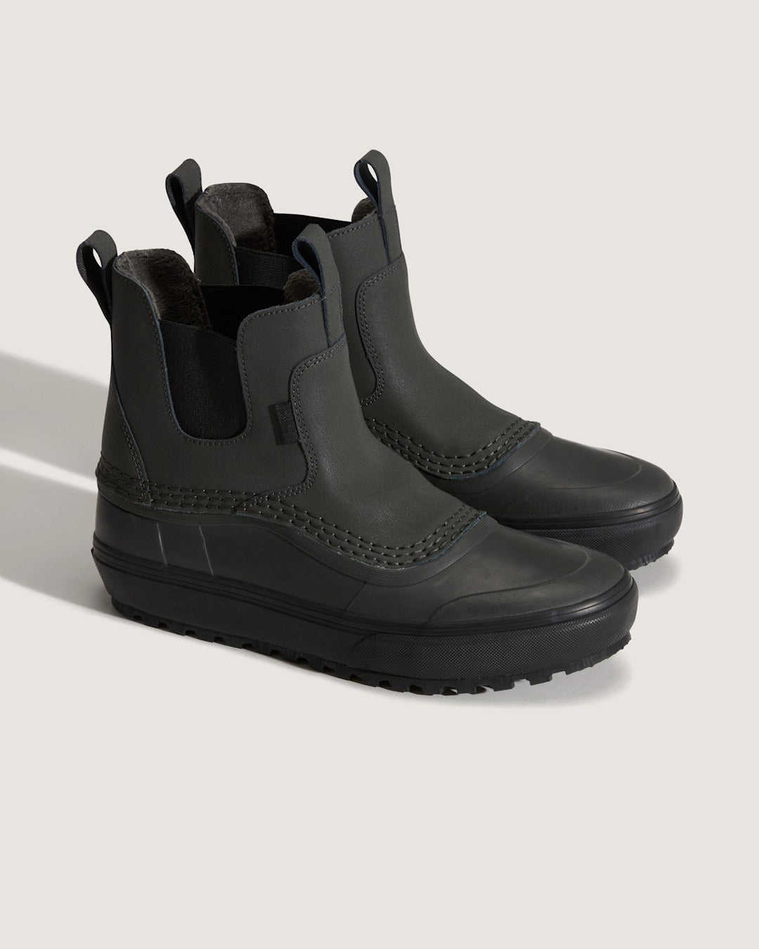 Vans Standard Mid Chelsea Waterproof Boot in Faded Black