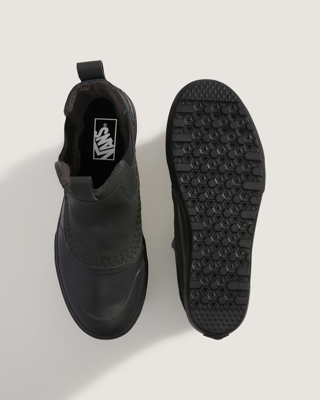 Vans Standard Mid Chelsea Waterproof Boot in Faded Black