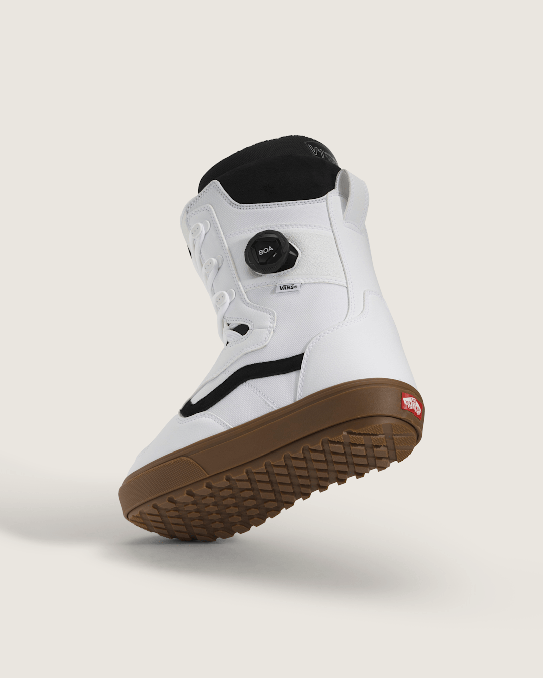 Vans Invado OG Gum Snowboard Boot in White
