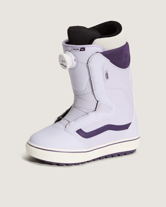 Vans Women's Encore OG Snowboard Boot in Lilac Purple