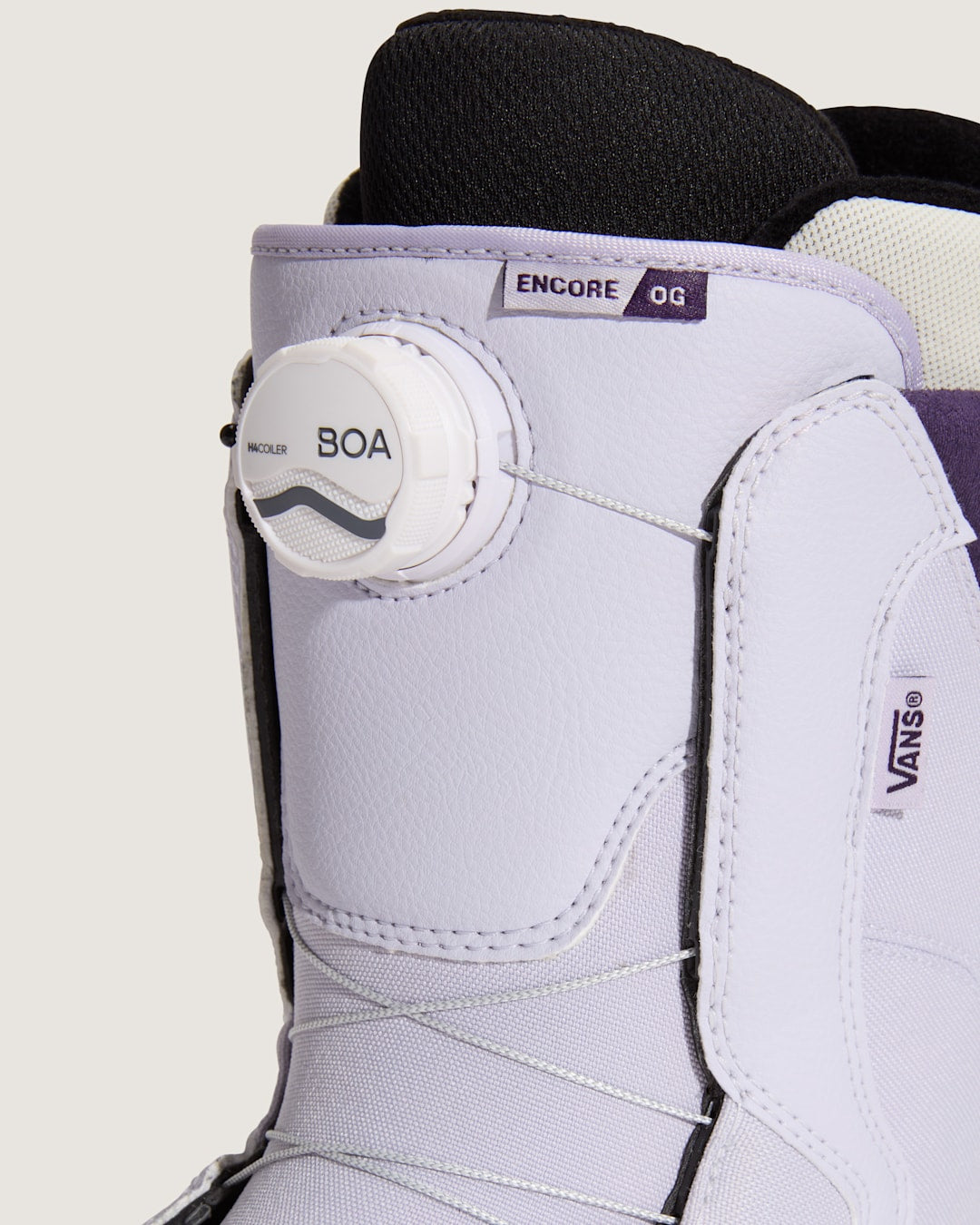 Vans Women's Encore OG Snowboard Boot in Lilac Purple