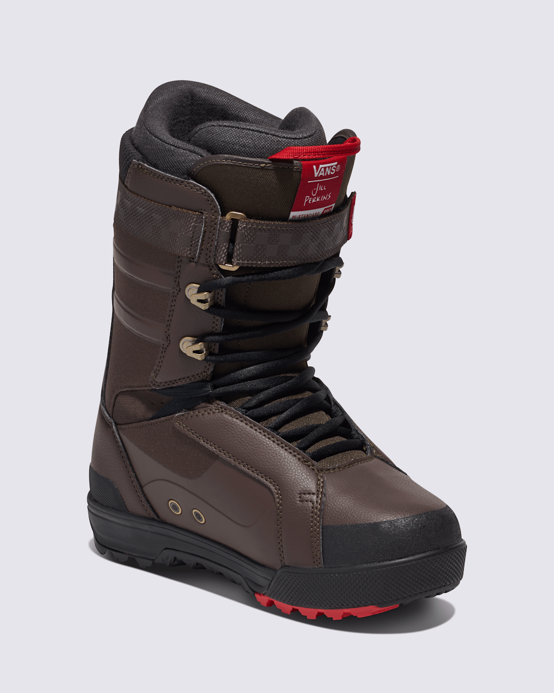 Vans Hi-Standard Pro X Jill Perkins Snowboard Boot in Brown / Black