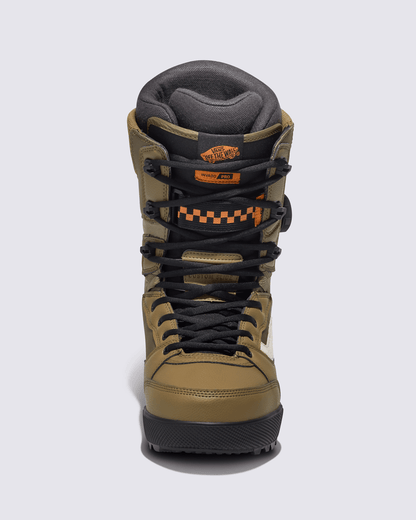 Vans Invado Pro Snowboard Boot in Olive Brown / Black