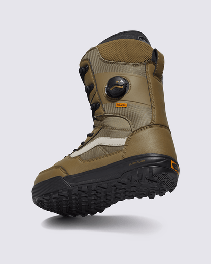 Vans Invado Pro Snowboard Boot in Olive Brown / Black