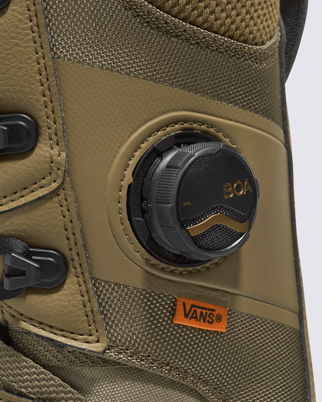 Vans Invado Pro Snowboard Boot in Olive Brown / Black