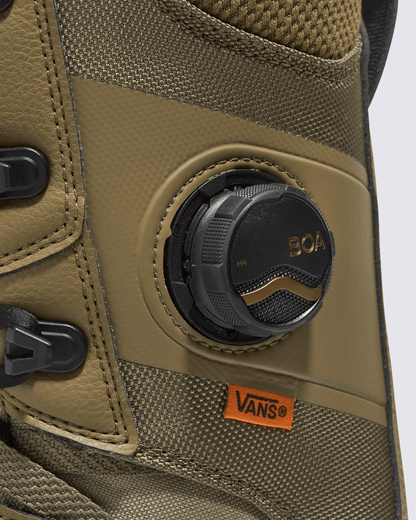 Vans Invado Pro Snowboard Boot in Olive Brown / Black
