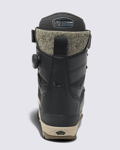 Vans Womens Luna Ventana Pro Snowboard Boot in Black / Red / Beige