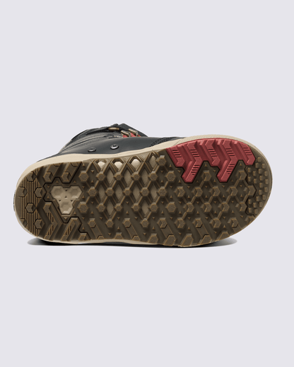 Vans Womens Luna Ventana Pro Snowboard Boot in Black / Red / Beige