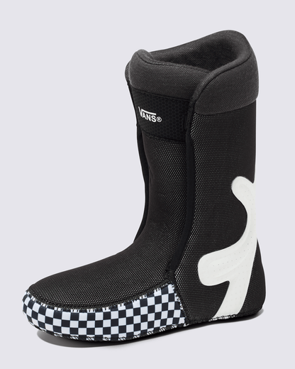 Vans Womens Luna Ventana Pro Snowboard Boot in Black / Red / Beige