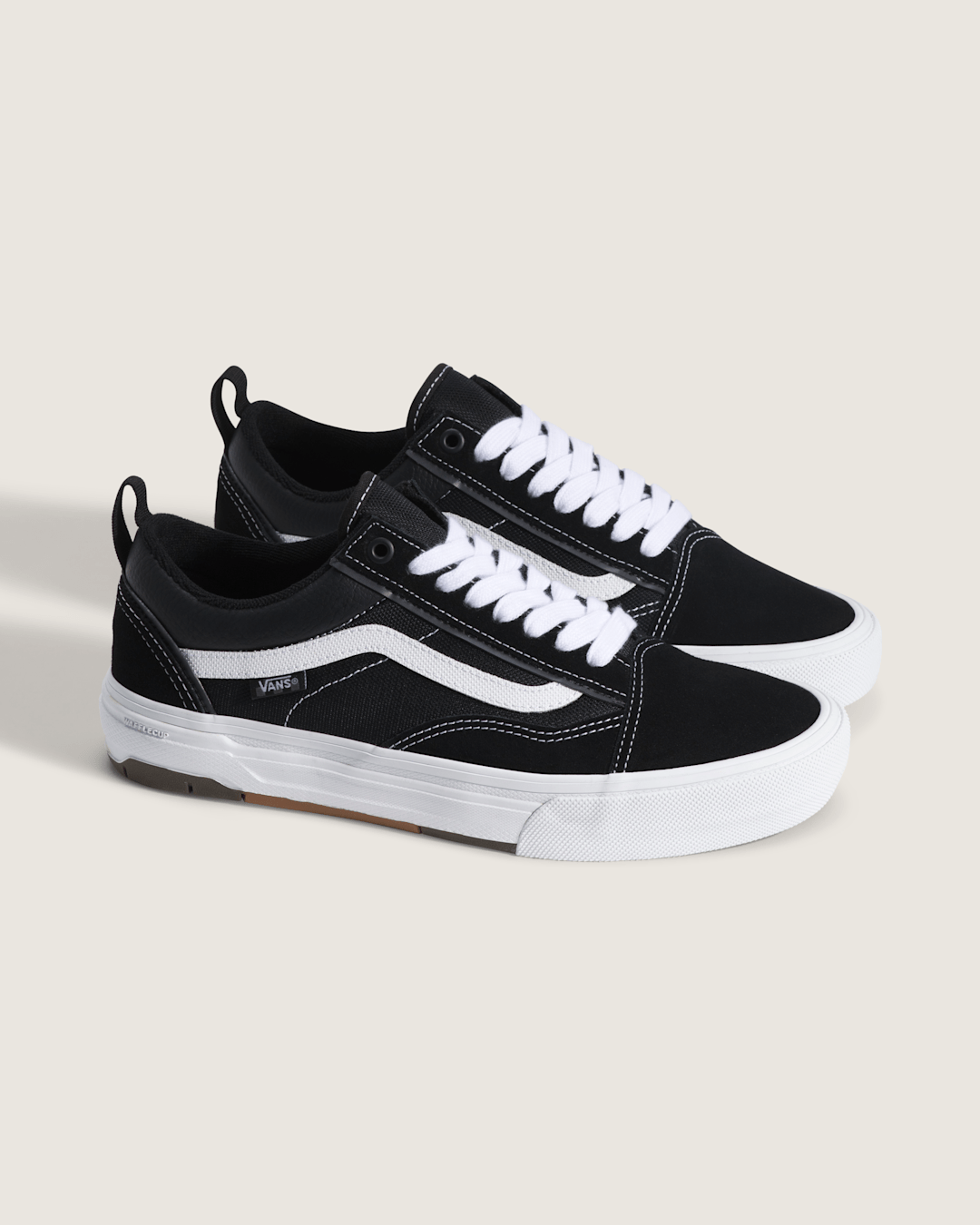 Vans Skate Old Skool Wafflecup Shoe in Black / White