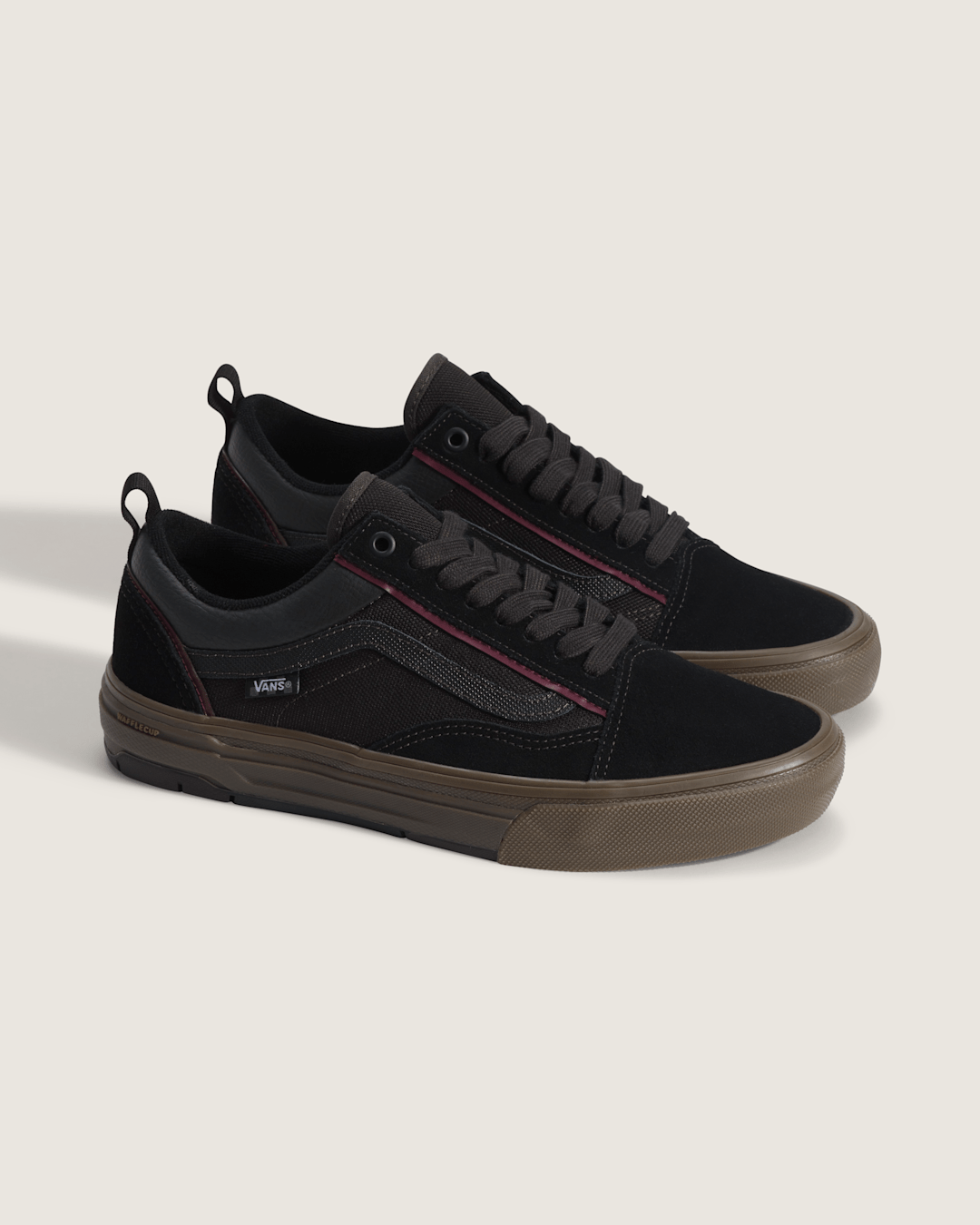 Vans Skate Old Skool Wafflecup Shoe in Gum Black