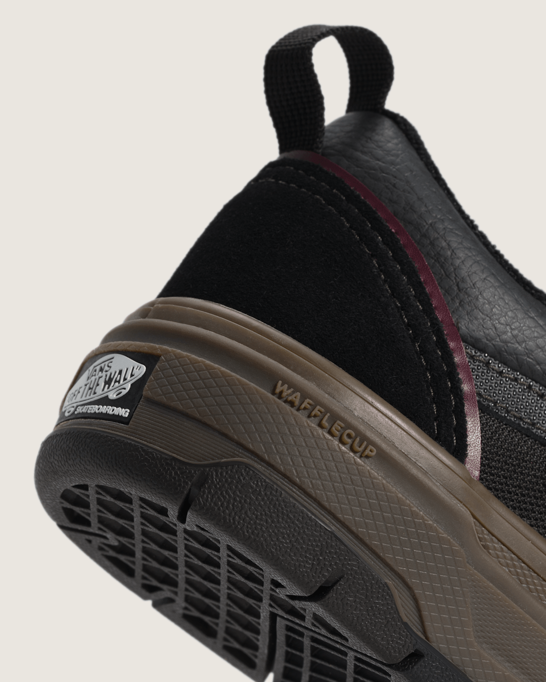 Vans Skate Old Skool Wafflecup Shoe in Gum Black