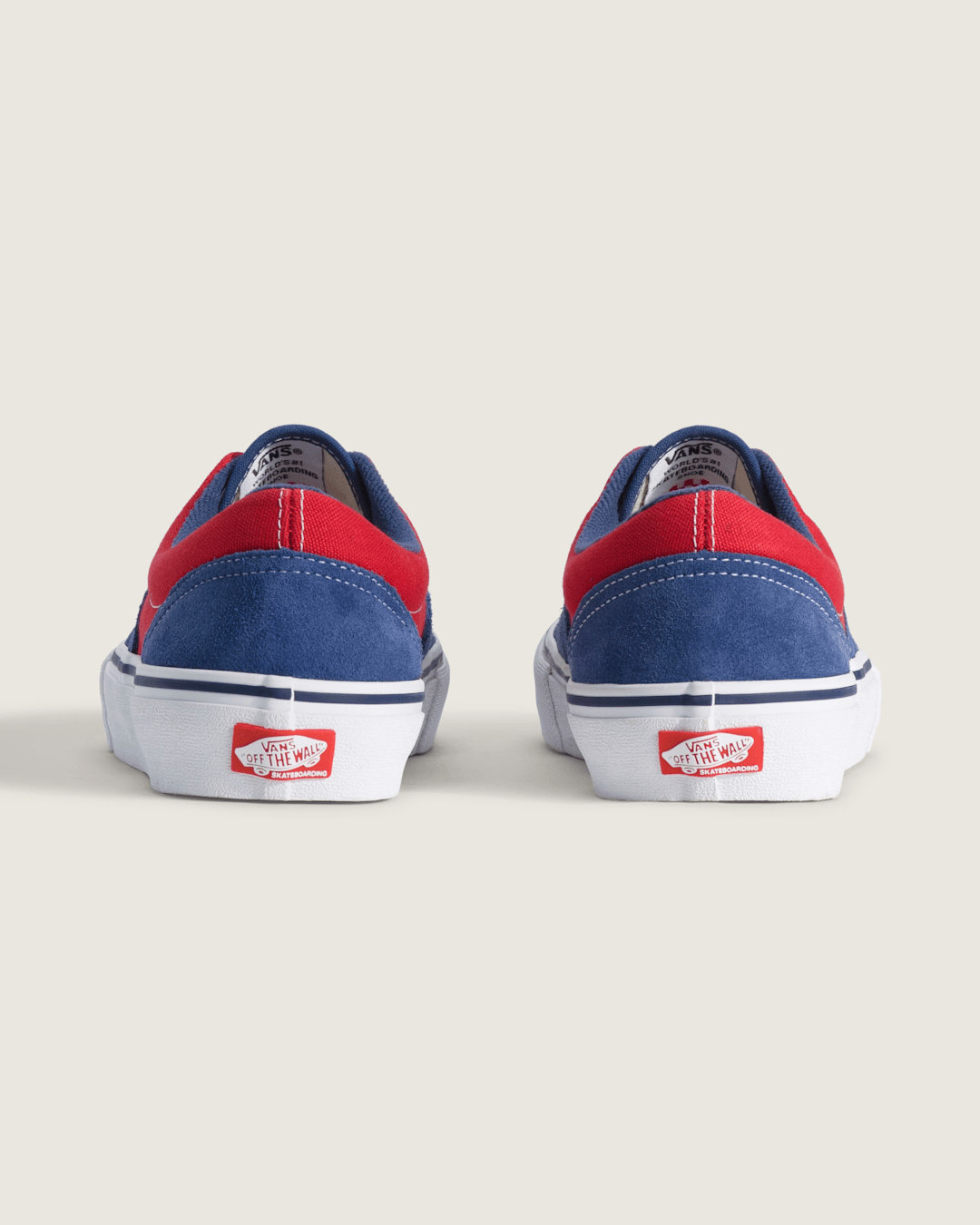 Vans Skate Era Shoe in Blue / Red