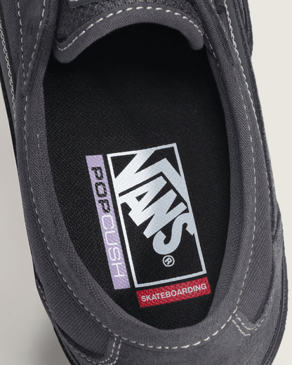 Vans Skate Curren Caples Shoe in Charcoal Grey / Black