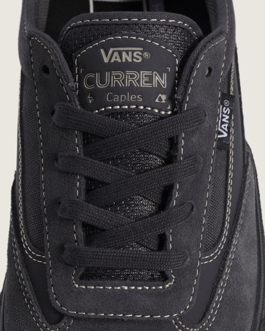 Vans Skate Curren Caples Shoe in Charcoal Grey / Black