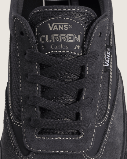 Vans Skate Curren Caples Shoe in Charcoal Grey / Black