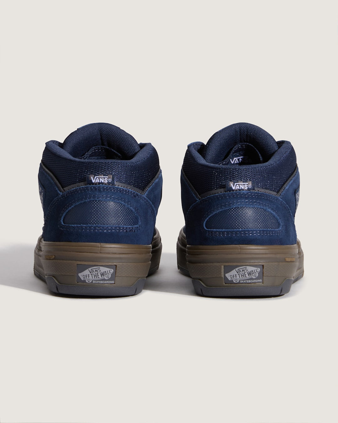 Vans Skate Half Cab Wafflecup Shoe in Gum Navy Blue