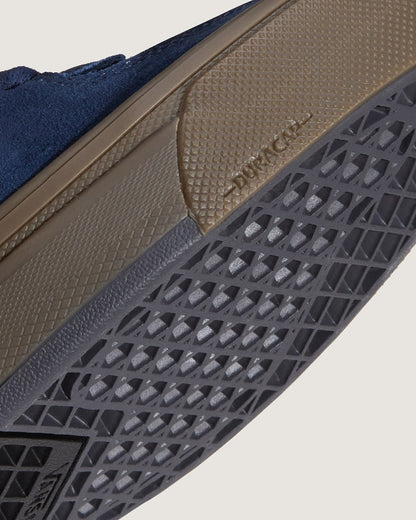 Vans Skate Half Cab Wafflecup Shoe in Gum Navy Blue