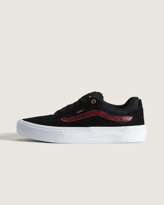 Vans Skate Kyle Walker Wafflecup Shoe in Pyton Black