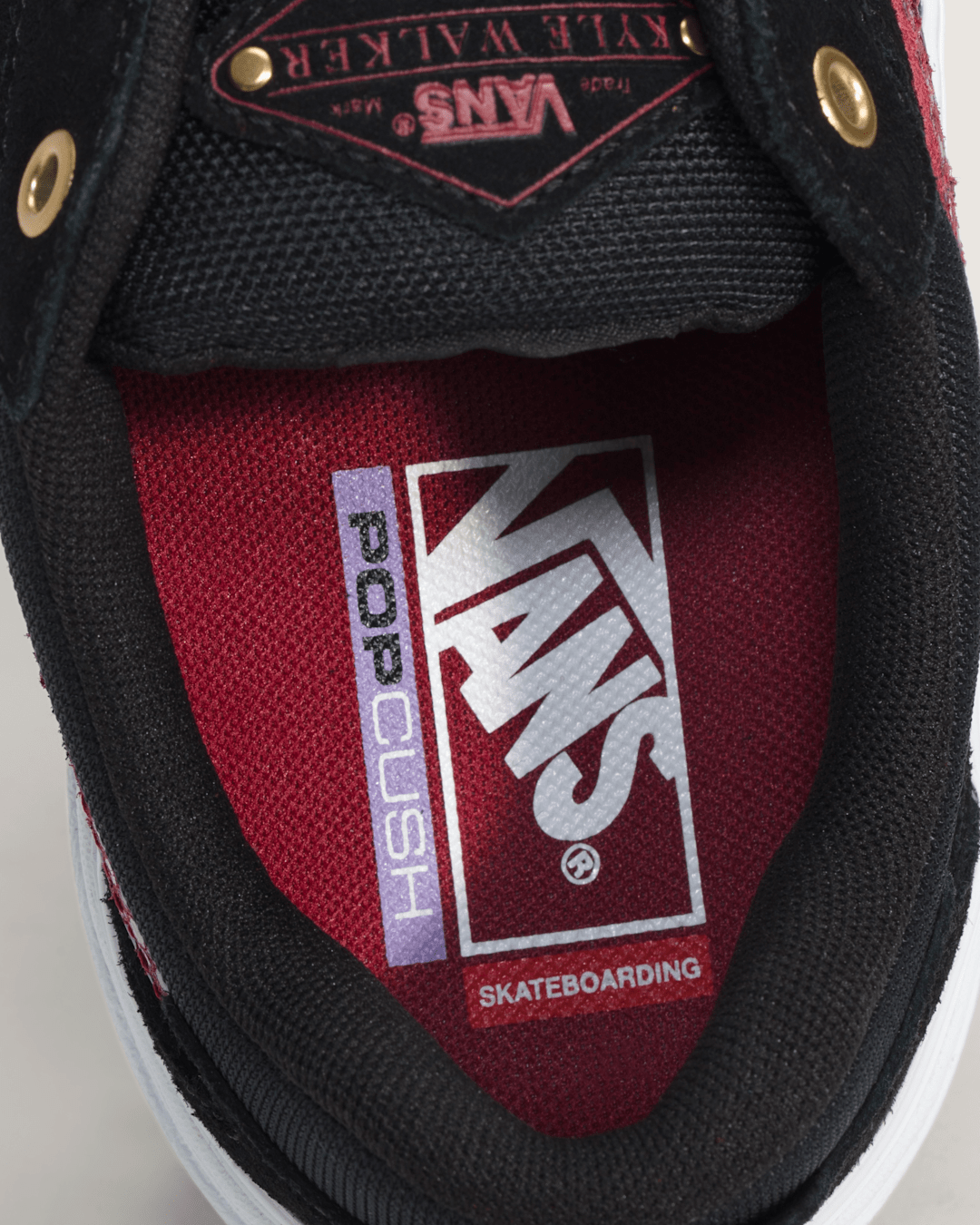 Vans Skate Kyle Walker Wafflecup Shoe in Pyton Black