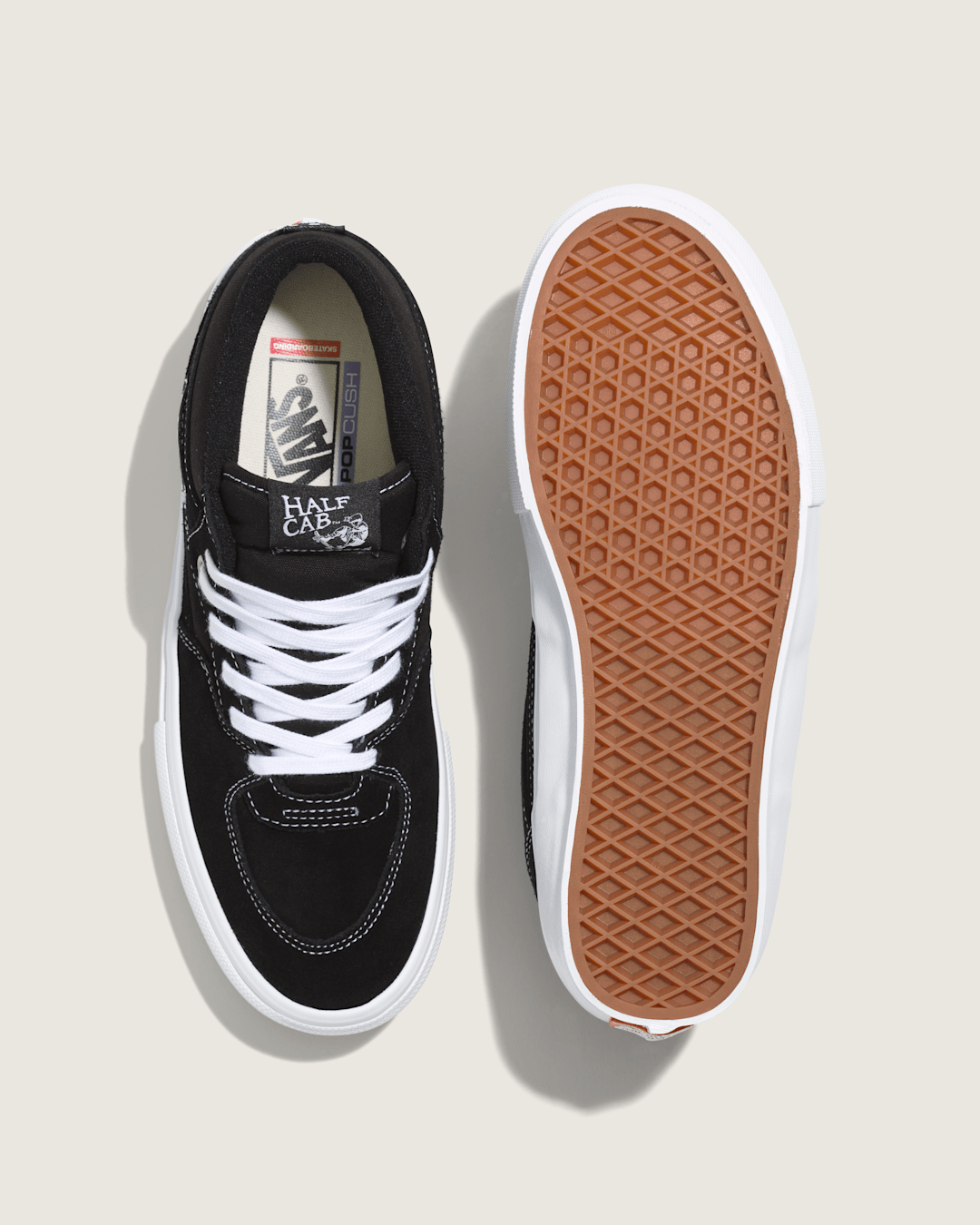 Vans Skate Half Cab Black/White Skate Shoe