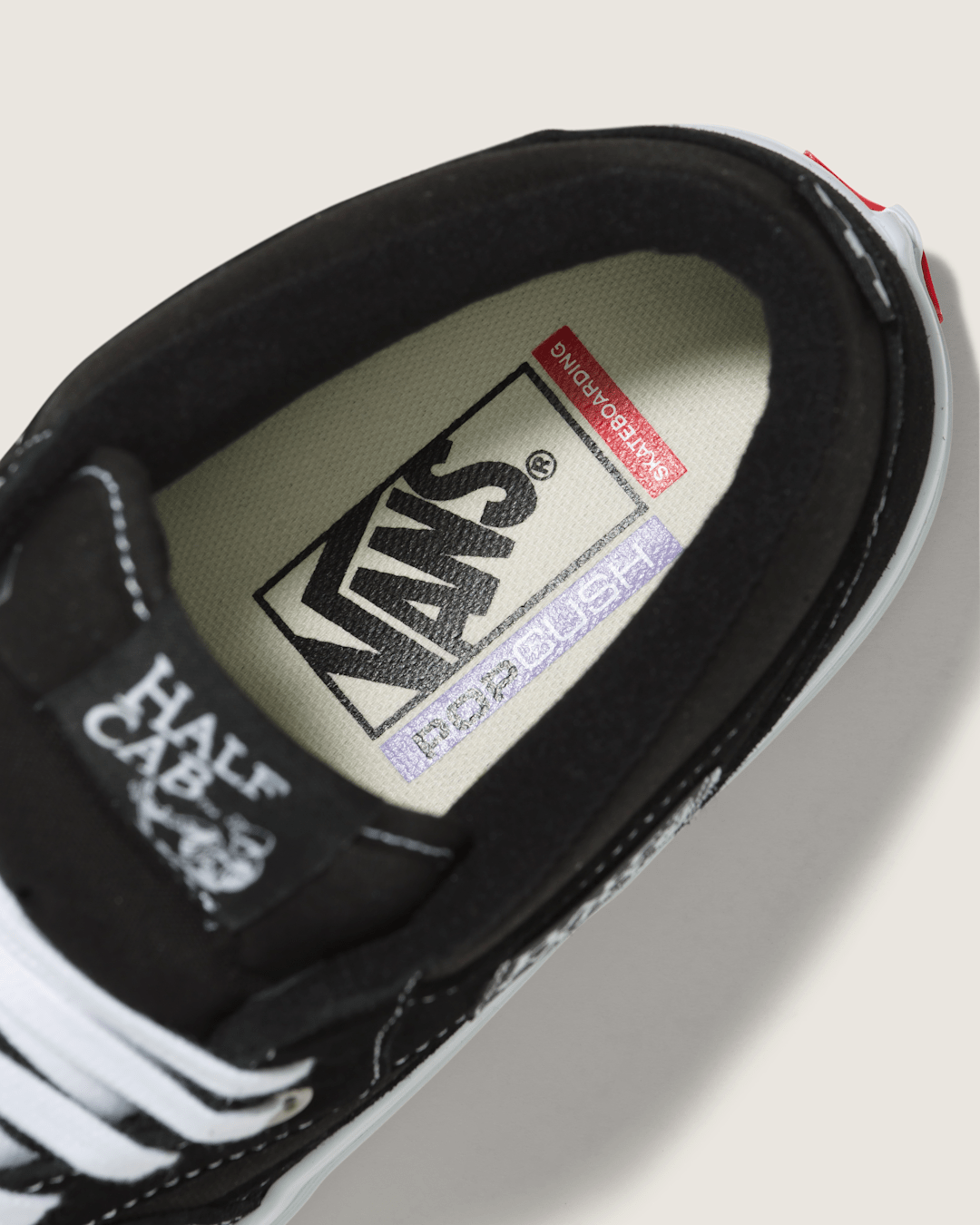 Vans Skate Half Cab Black/White Skate Shoe