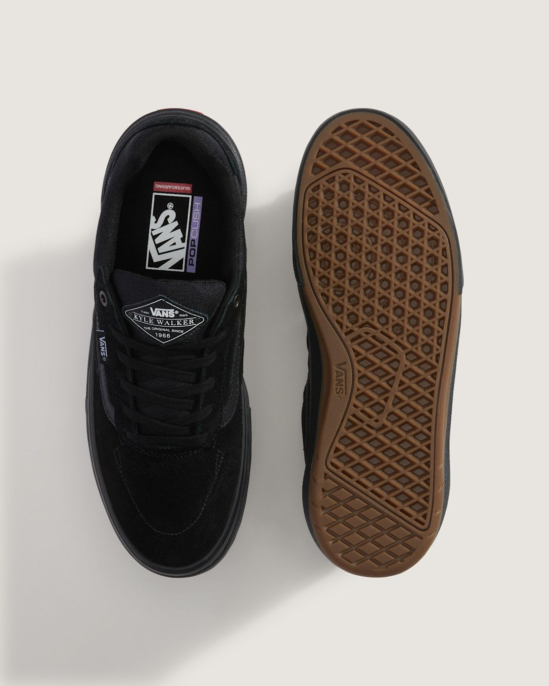 Vans Skate Kyle Walker Wafflecup Shoe in Blackout