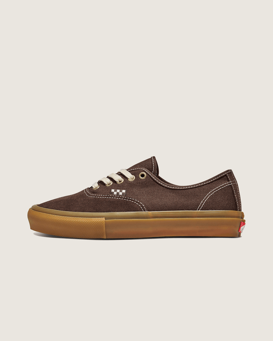 Vans Skate Authentic Shoe in Gum Brown