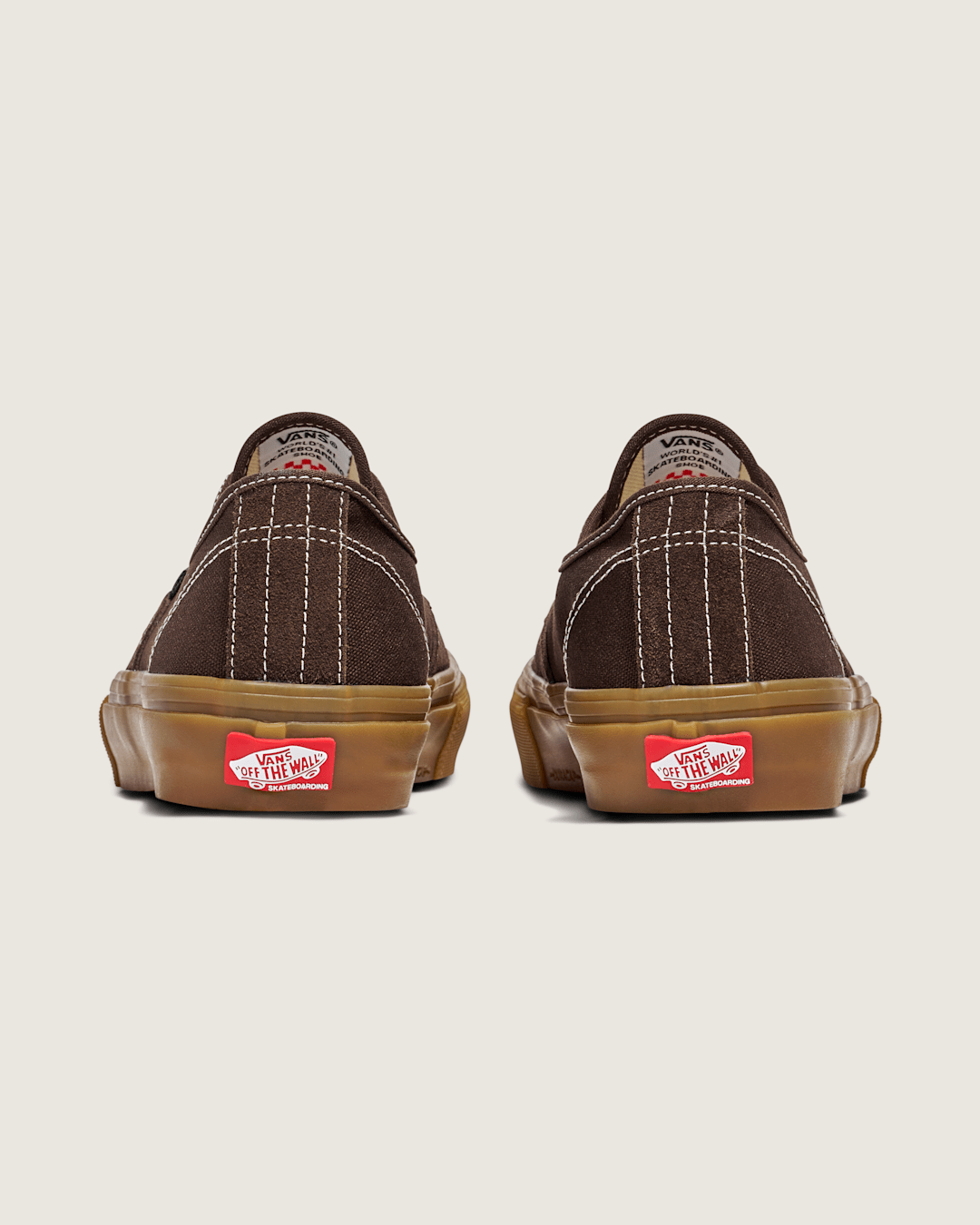 Vans Skate Authentic Shoe in Gum Brown