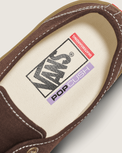 Vans Skate Authentic Shoe in Gum Brown
