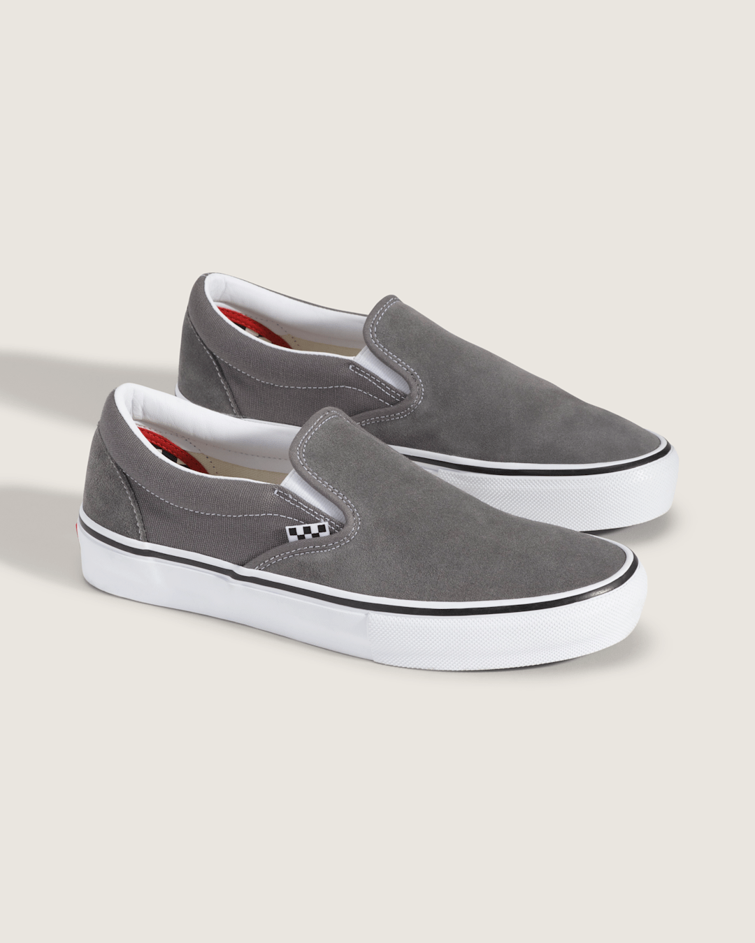 Vans Skate Slip-On in Silver Grey