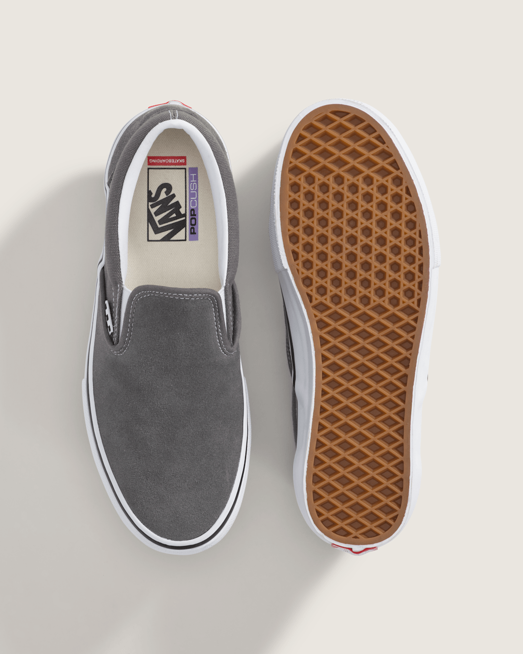 Vans Skate Slip-On in Silver Grey