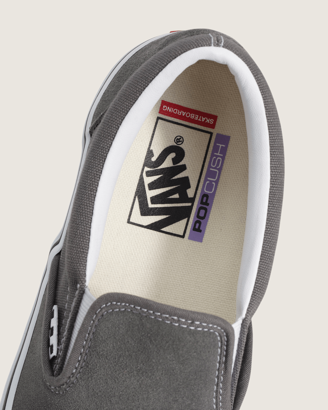 Vans Skate Slip-On in Silver Grey
