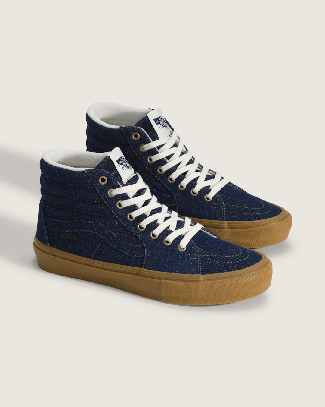 Vans Skate Sk8-Hi Shoe in Denim Blue