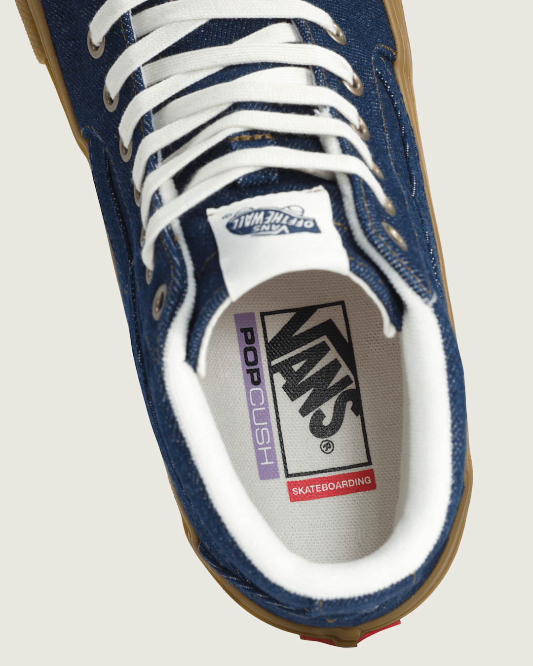 Vans Skate Sk8-Hi Shoe in Denim Blue